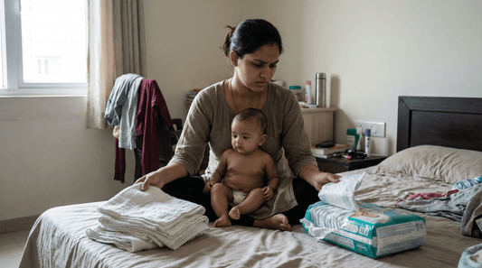 Muslin Reusable Diapers vs Disposable Diapers: What Actually Works for Indian Families - KinderBloom