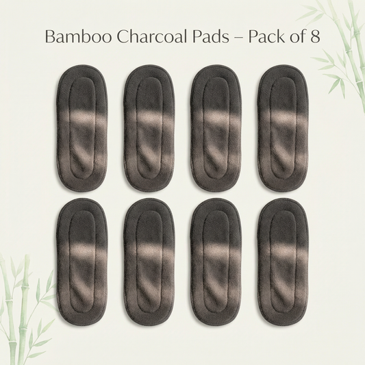 Pack of 8 Bamboo Charcoal Super absorbent and Odor Free Pads