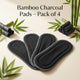 Five‑Layer Bamboo Charcoal Diaper Pads – Pack of 4 | Super Absorbent, Odor‑Free Reusable Cloth Diaper Inserts for Newborns & Heavy Wetters - KinderBloom