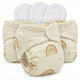 Pack of 3 Premium Organic Muslin Nappy with Booster Pad | KinderBloom India - KinderBloom