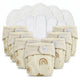 Pack of 6 Organic Muslin Cloth Diaper with Cotton & Booster Pad - KinderBloom